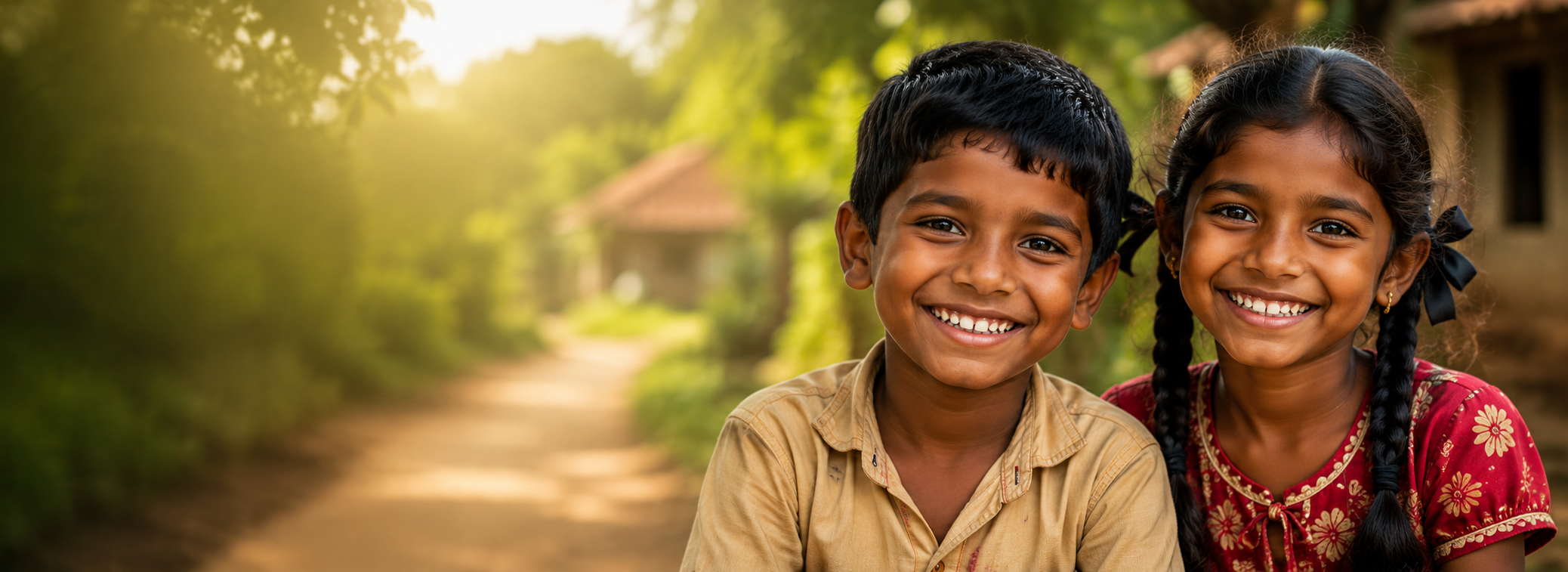 Smiling children